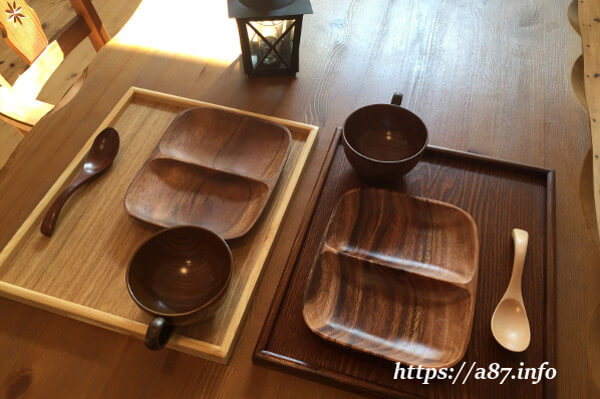 木製食器は盛り付けるだけでお洒落なカフェごはん 私の朝食画像 A87 Info えーはな いんふぉ